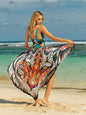 LGC Printed Spaghetti Strap Cover Up - Le Grand Chevalier