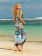 LGC Printed Spaghetti Strap Cover Up - Le Grand Chevalier