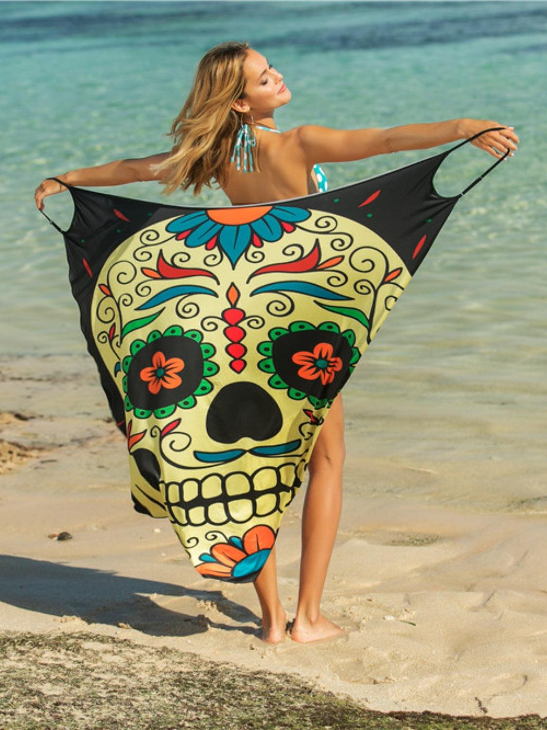 LGC Printed Spaghetti Strap Cover Up - Le Grand Chevalier